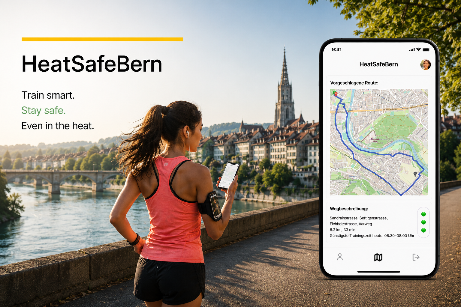 HeatSafeBern - Train smart. Stay safe. Even in the heat.